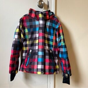 Vibrant Multicolor Kids Puffer Jacket